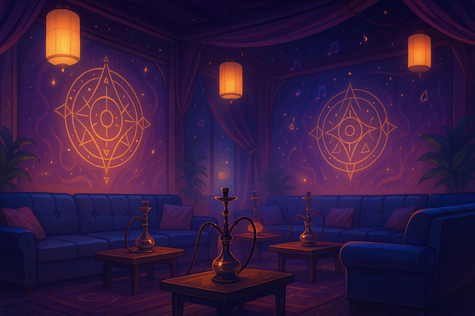 Magical atmosphere and decor