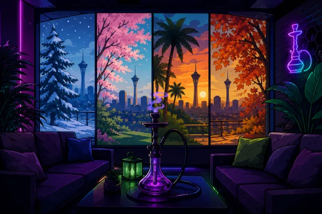 Seasonal Hookah Pairings at Mage Hookah Lounge