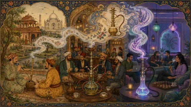 From Coconut Shells To Modern Hookah Lounges