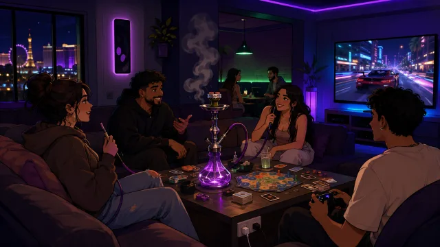 You Finally got Your Introvert to Leave the House: A Hookah Game Night at Mage